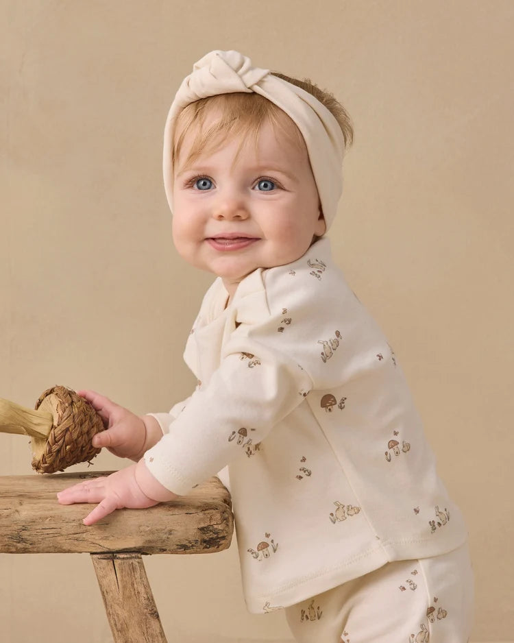 Quincy Mae Knotted Headband || Natural