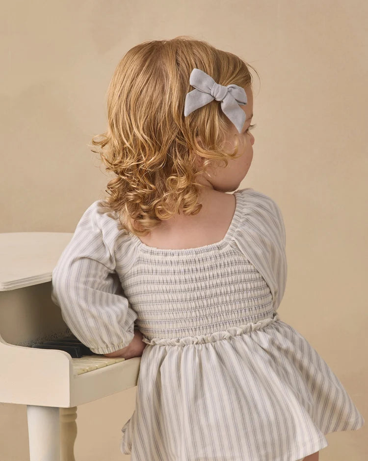Quincy Mae Lainey Romper || Cloud Stripe