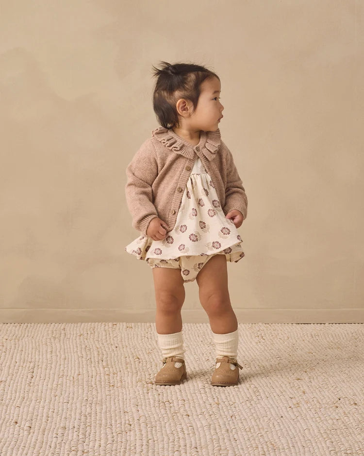 Quincy Mae Sock Set || Natural, Dusty Rose