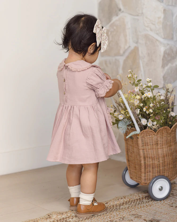 Quincy Mae Marisol Dress || Mauve