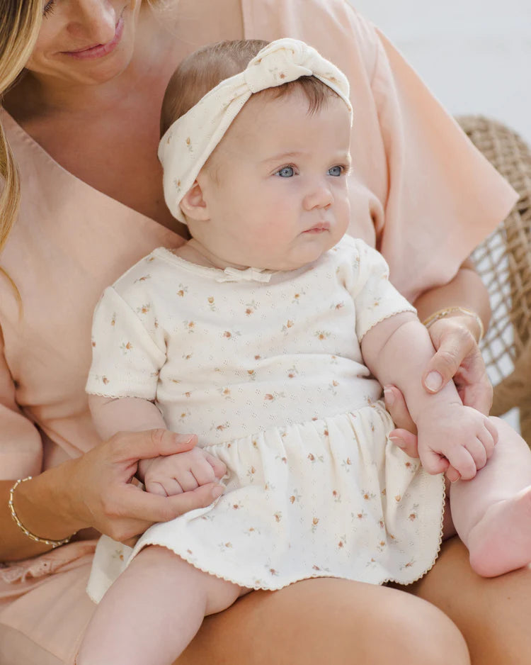 Quincy Mae Pointelle Knotted Headband || Petit Fleur
