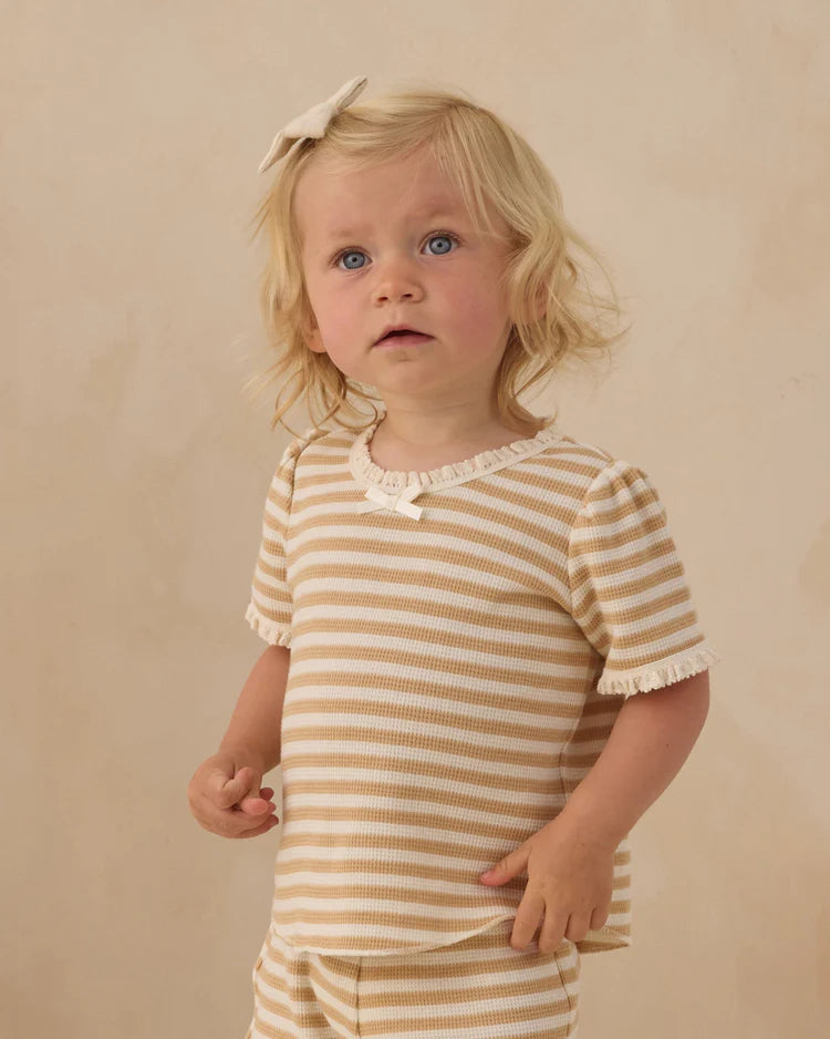 Quincy Mae Ruby Set || Butterscotch Stripe