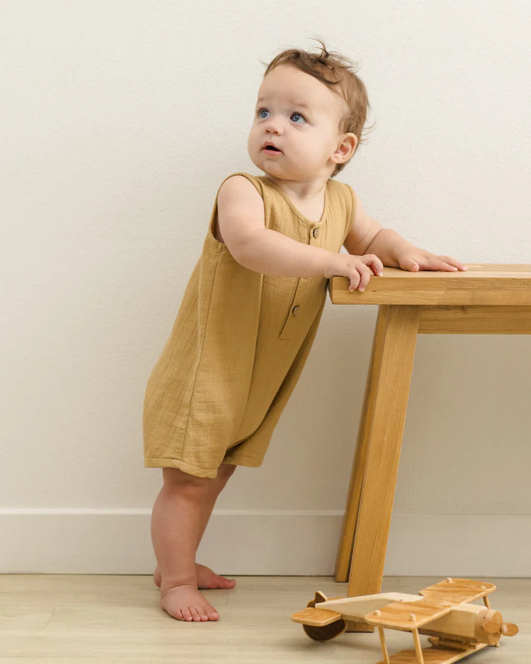Quincy Mae Jack Romper || Honey