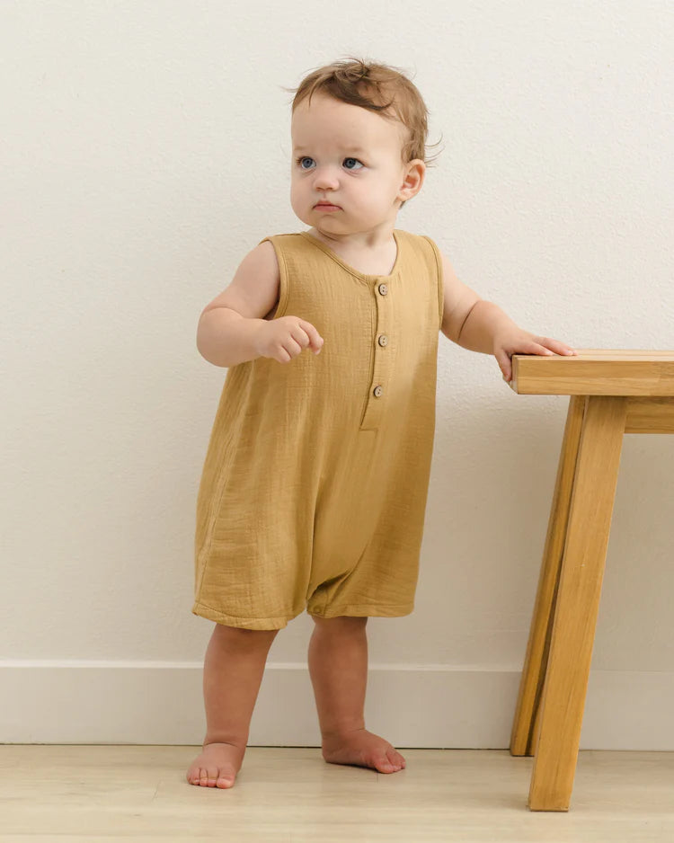 Quincy Mae Jack Romper || Honey