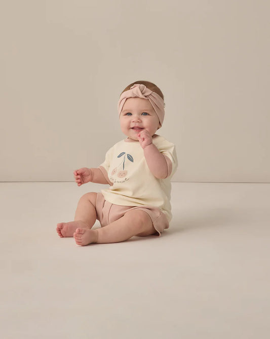 Quincy Mae Ringer Tee || Cherry