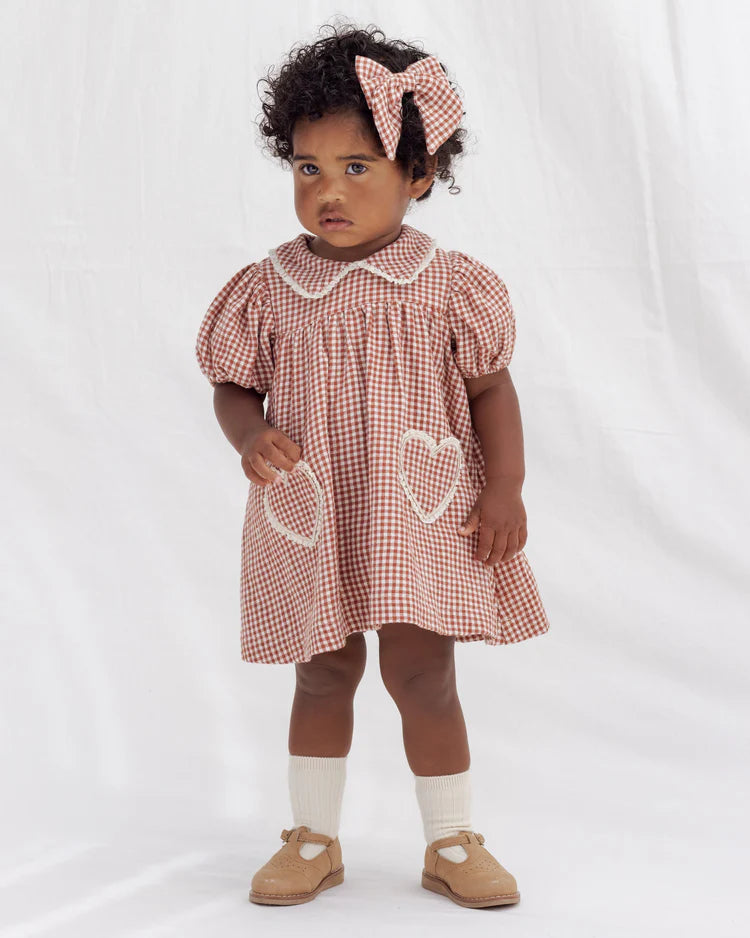 Quincy Mae Coraline Dress | Red Gingham