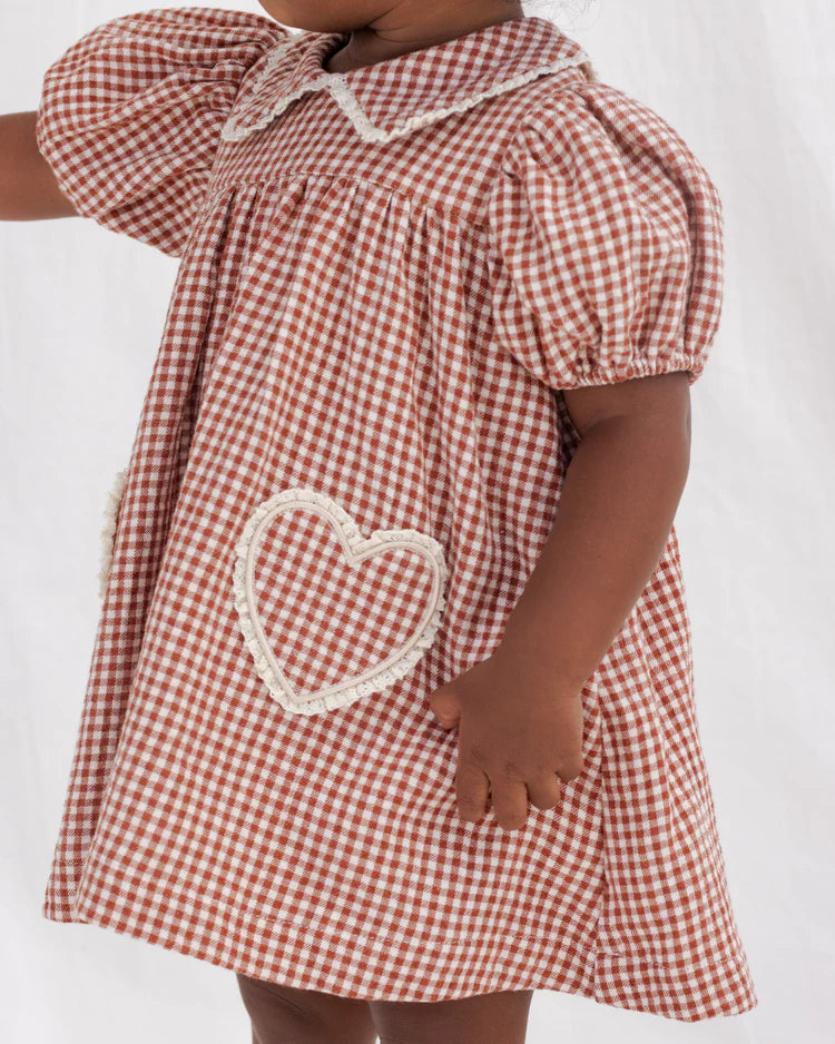 Quincy Mae Coraline Dress | Red Gingham
