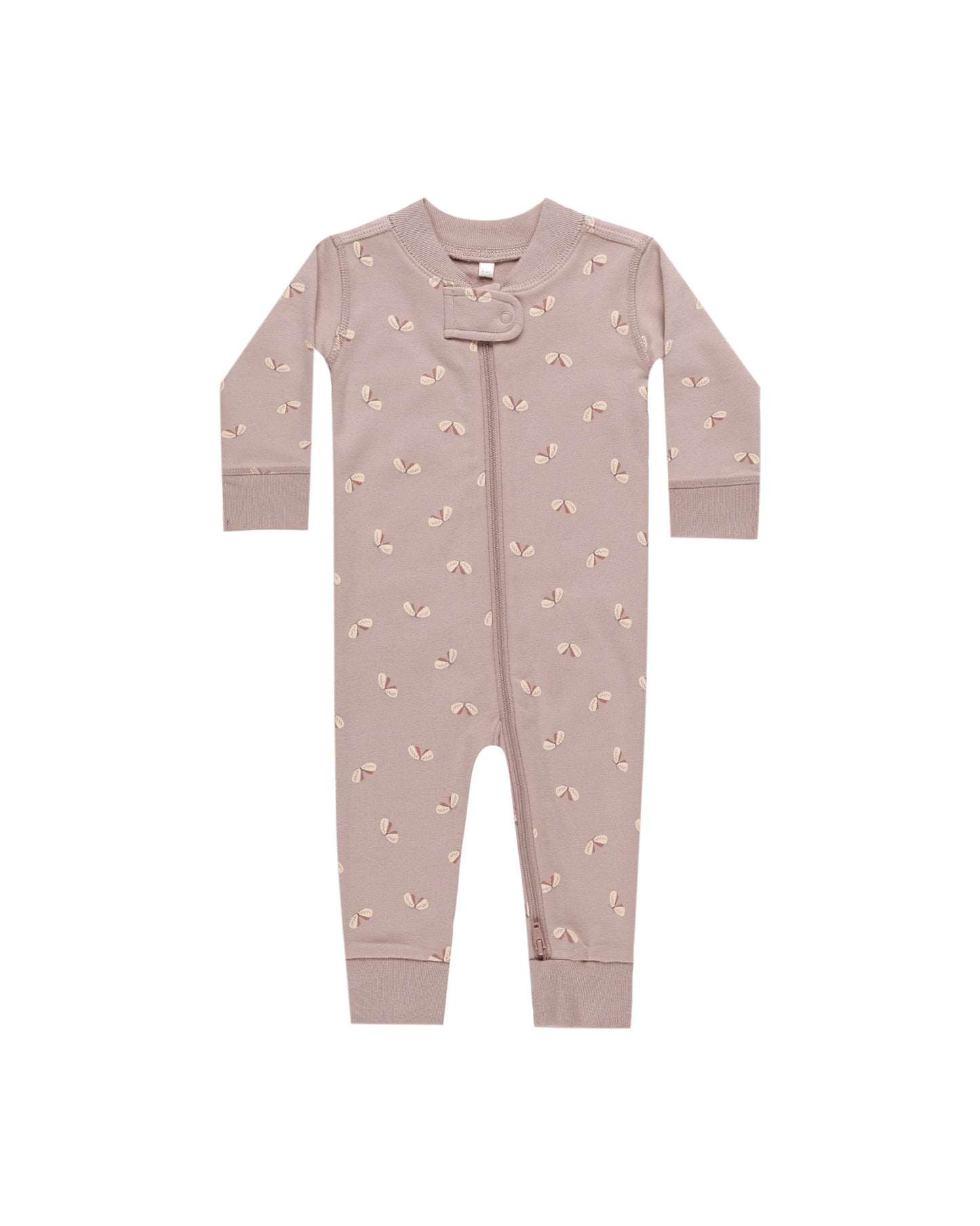 Quincy Mae Zip Long Sleeve Sleeper || Butterflies