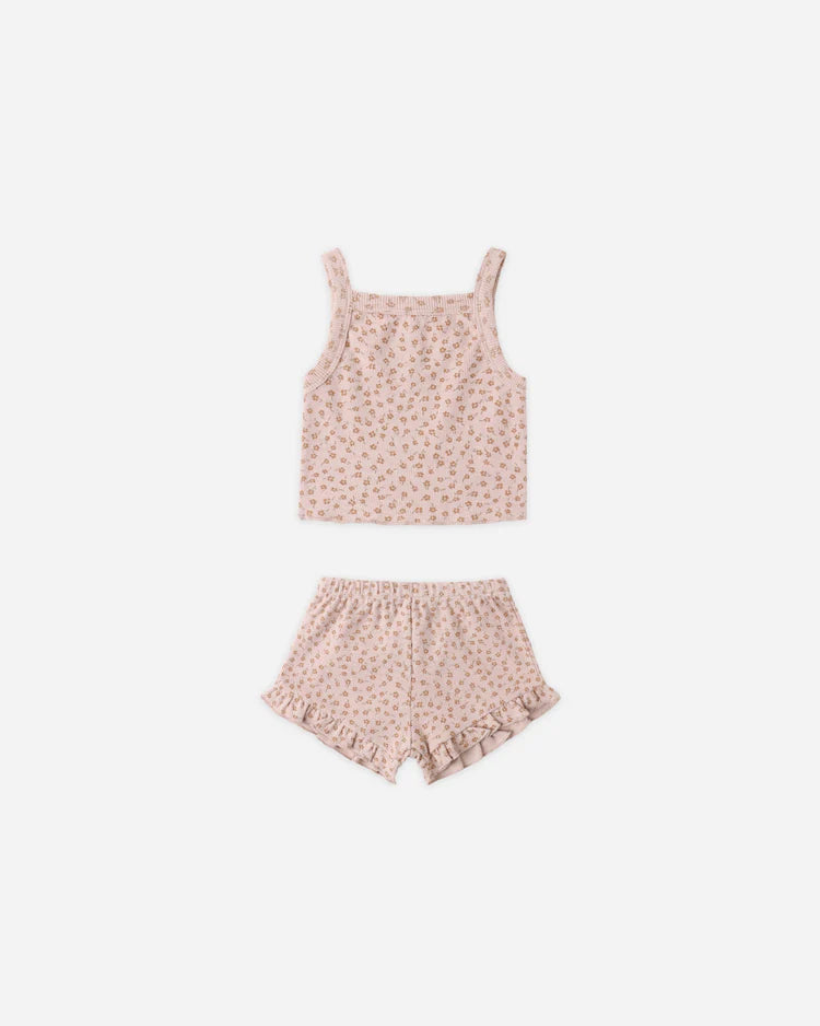 Quincy Mae Evie Tank + Shortie Set || Posy