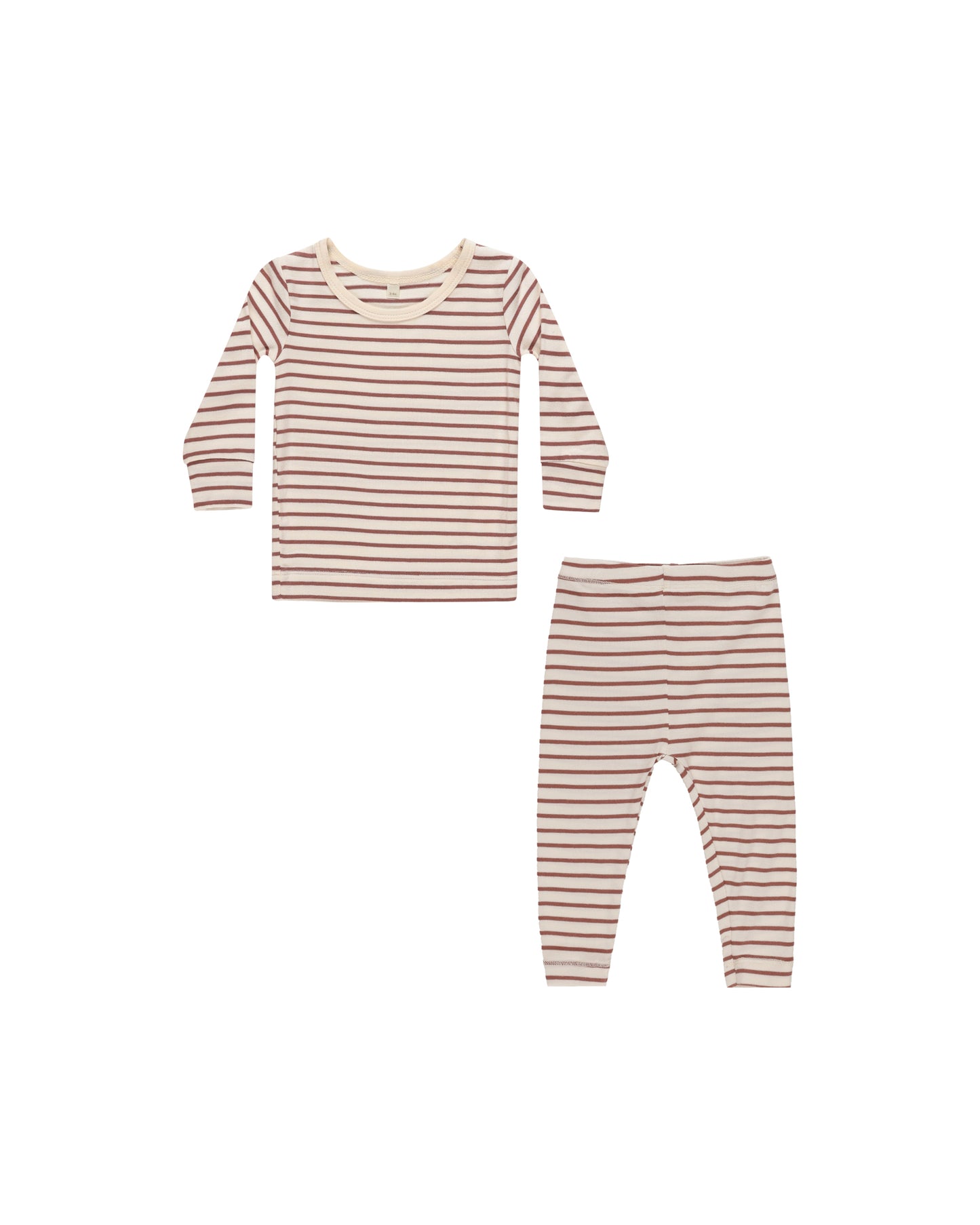 Quincy Mae Bamboo Pajama Set || Candy Stripe