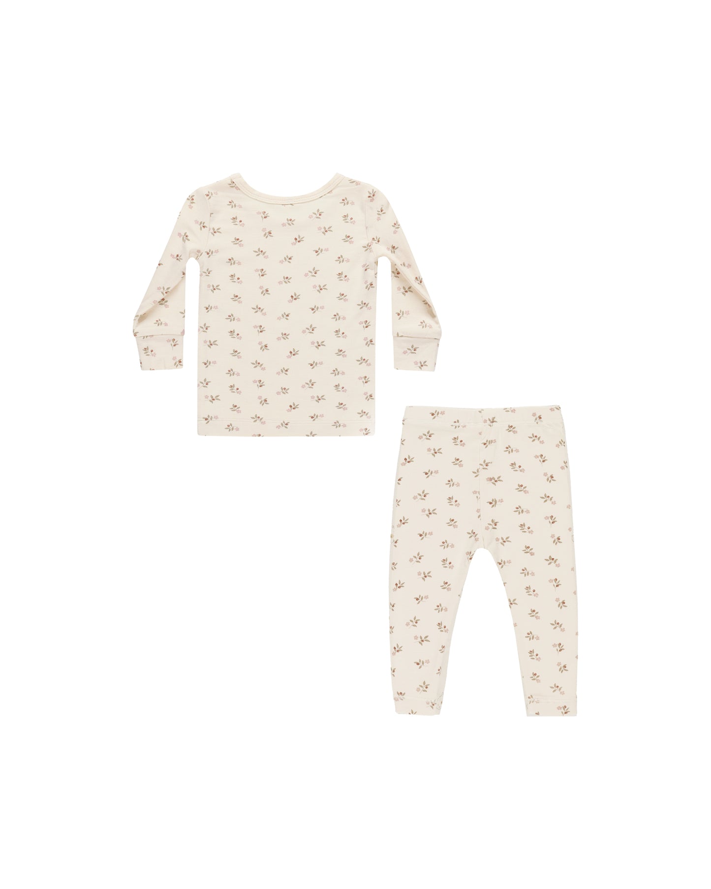 Quincy Mae Bamboo Pajama Set || Holly Berry