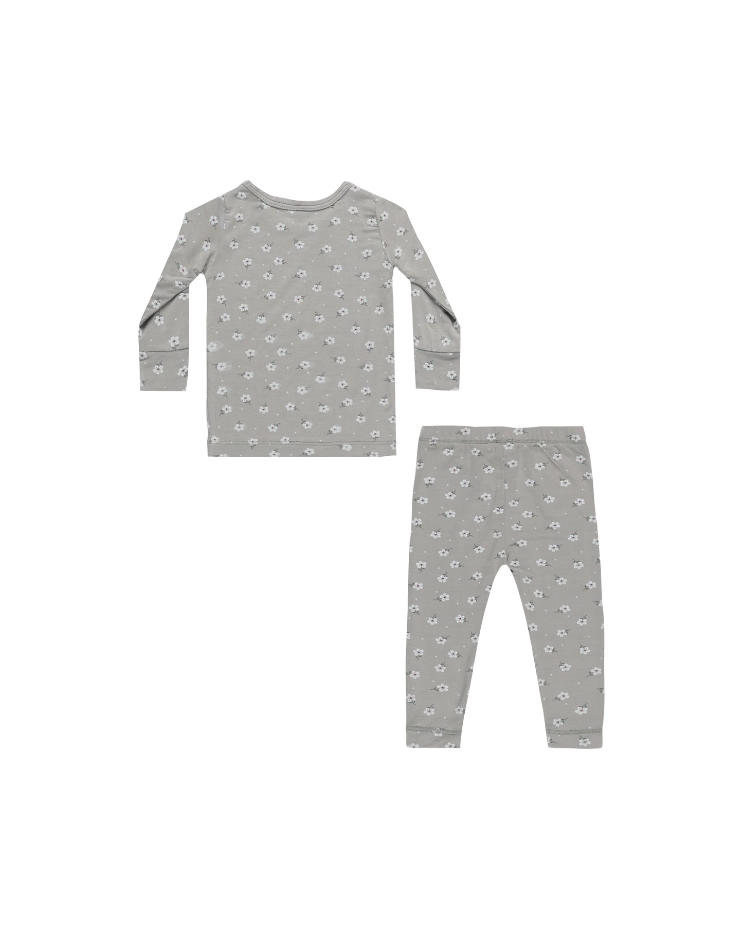 Quincy Mae Bamboo Pajama Set || Blue Ditsy