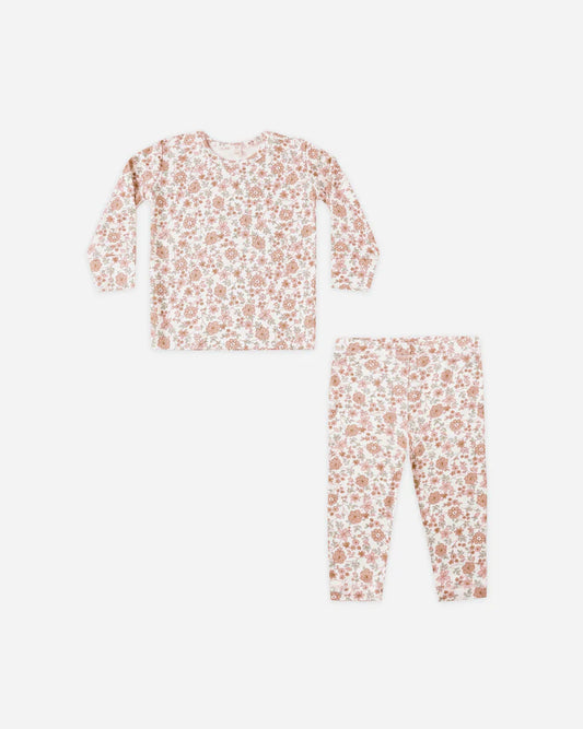 Quincy Mae Bamboo Pajama Set || Bloom
