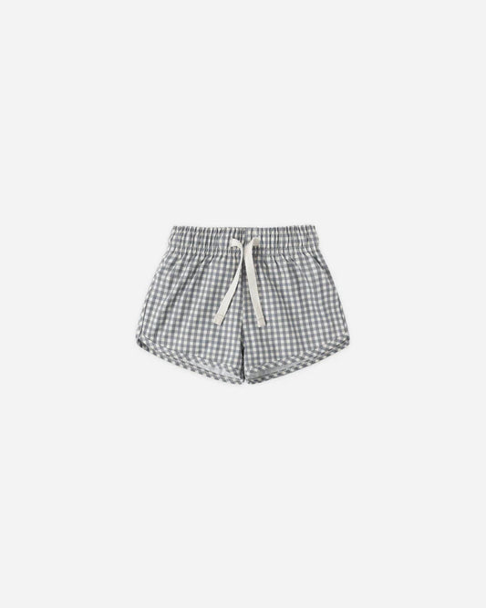 Quincy Mae Boys Swim Short ||Ocean Gingham