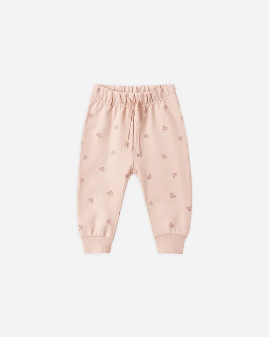 Quincy Mae Relaxed Sweatpants || Hearts