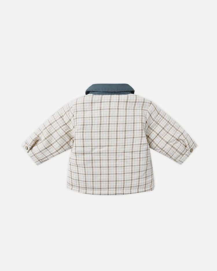 Quincy Mae Ford Jacket || Blue Plaid