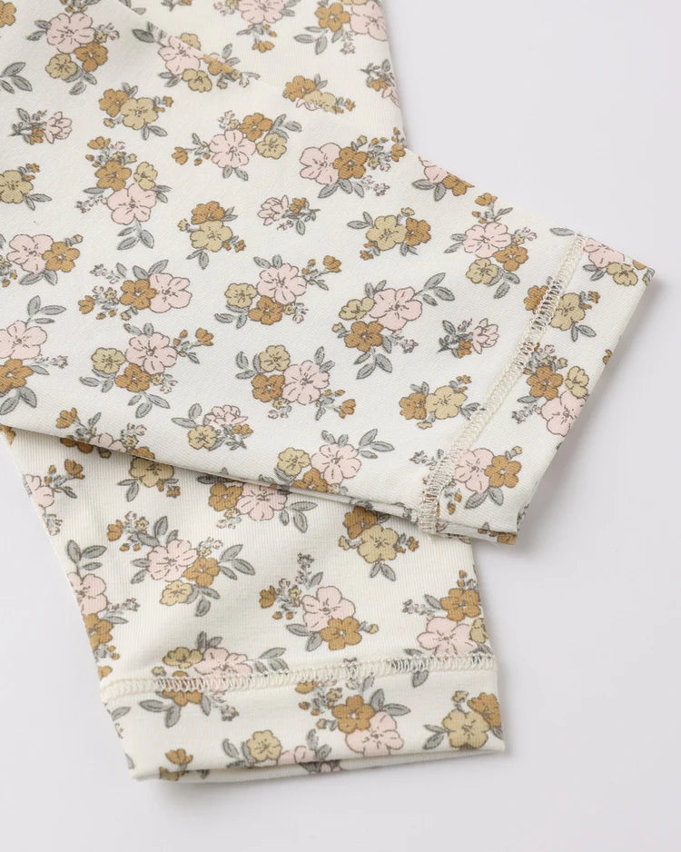 Quincy Mae Bamboo Short Sleeve Pajama Set || Wildflower