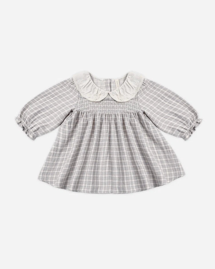 Quincy Mae Callie Dress || Blue Gingham