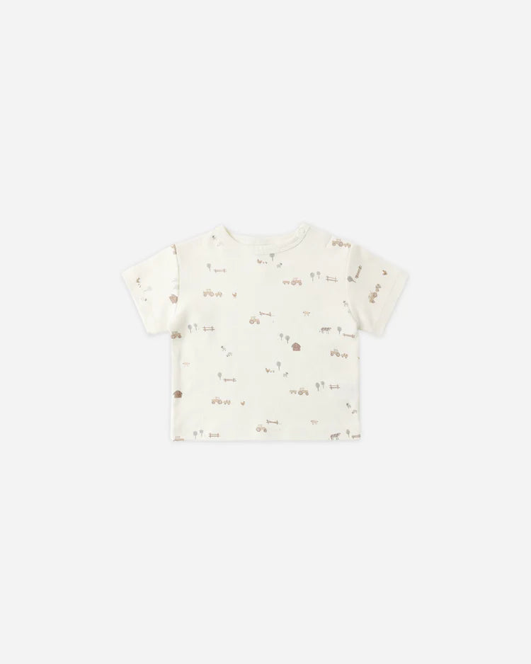 Quincy Mae Boxy Tee || Farm