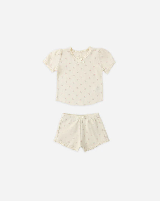 Quincy Mae Ruby Set || Mauve Ditsy