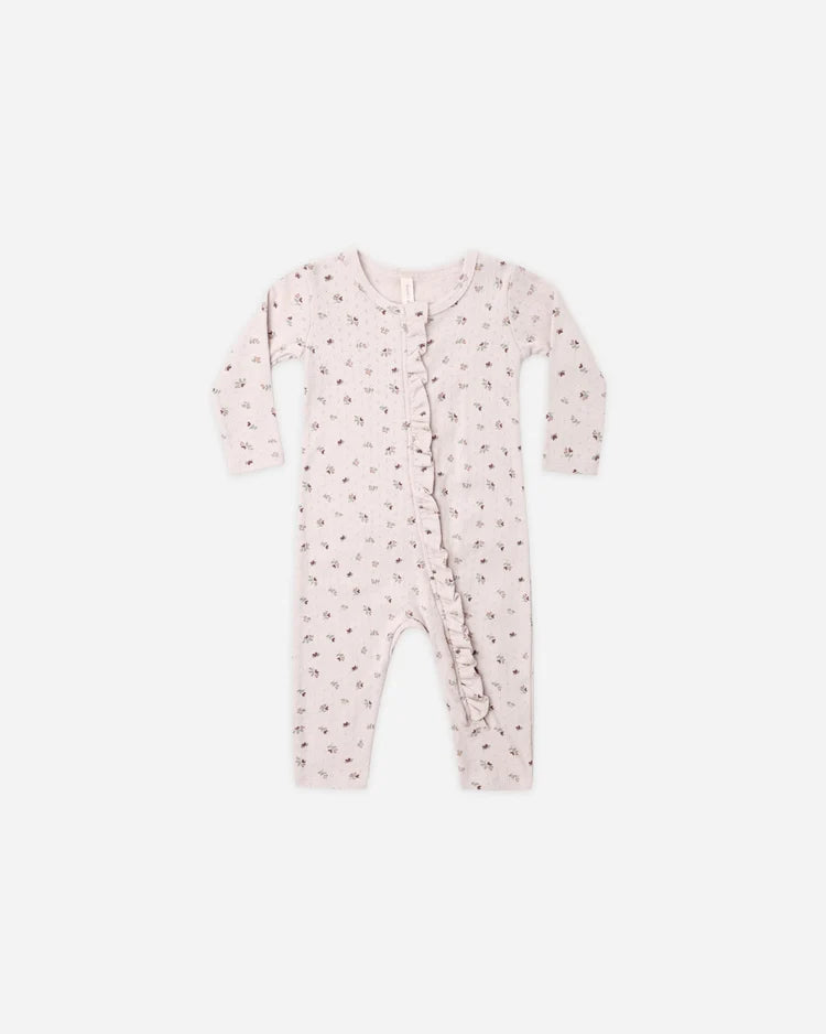 Quincy Mae Ruffle Jumpsuit || Heart Ditsy