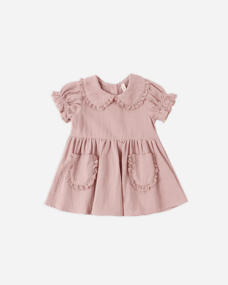 Quincy Mae Marisol Dress || Mauve