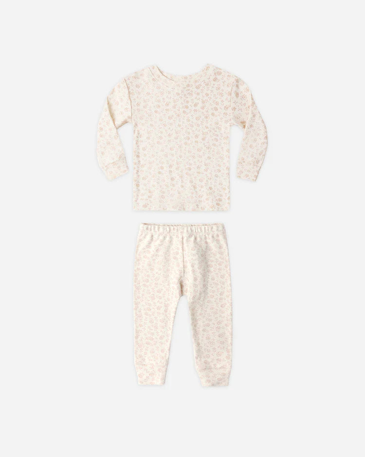 Quincy Mae Jersey Pajama Set || Ditsy