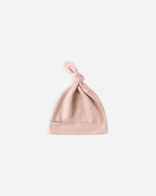Quincy Mae Bamboo Knotted Baby Hat || Rose