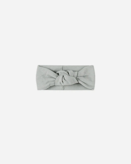 Quincy Mae Knotted Headband || Steel Blue