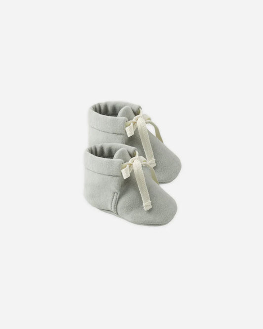 Quincy Mae Baby Booties || Sage