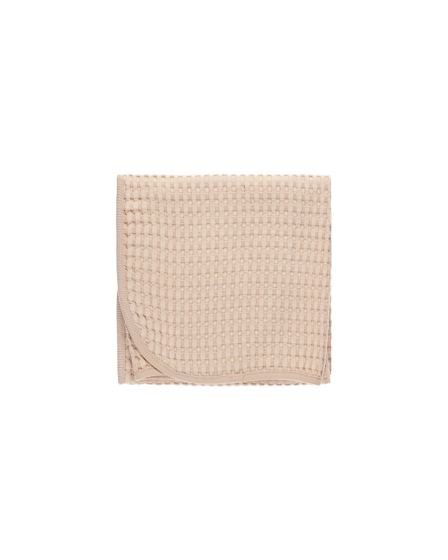 Quincy Mae Waffle Baby Blanket || Shell