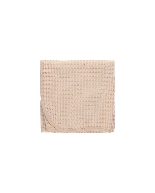 Quincy Mae Waffle Baby Blanket || Shell