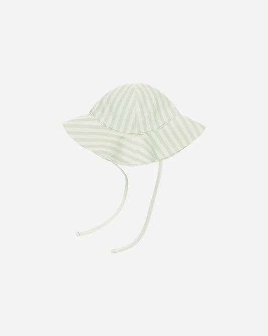 Quincy Mae Sun Hat || Mint Stripe