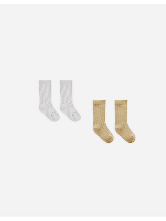 Quincy Mae Sock Set || Sky, Honey