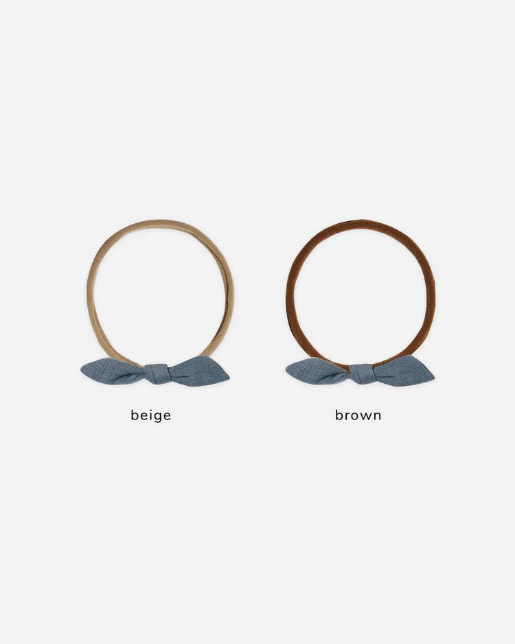 Quincy Mae Little Knot Headband || Ocean