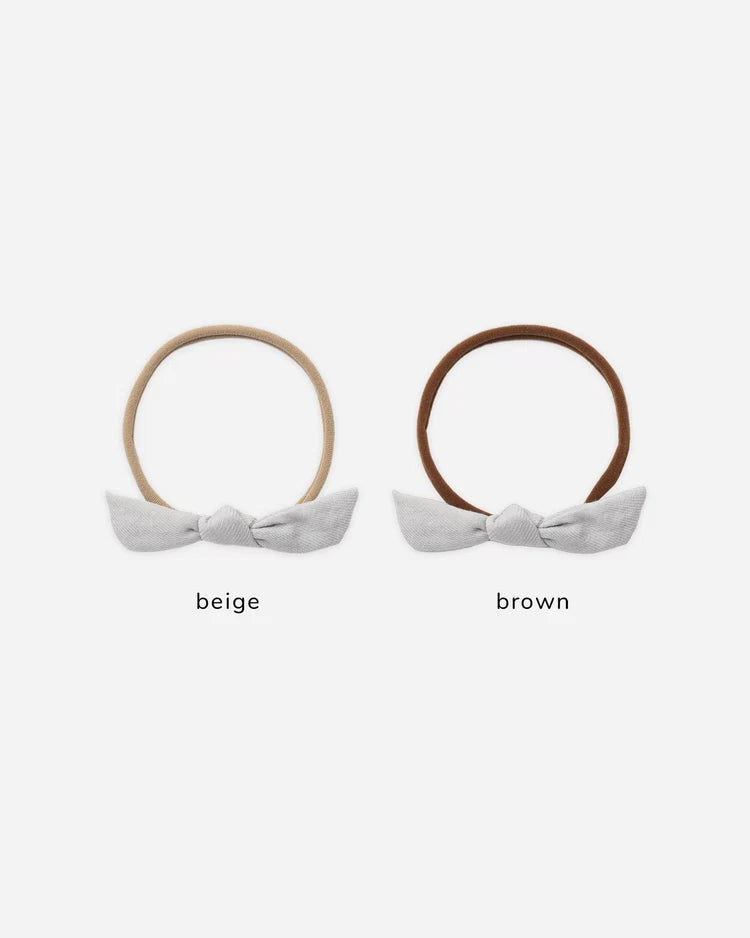 Quincy Mae Little Knot Headband || Cloud