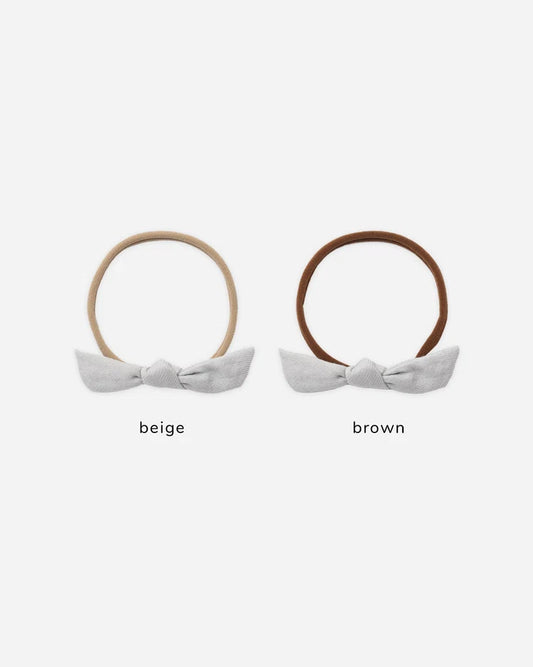 Quincy Mae Little Knot Headband || Cloud