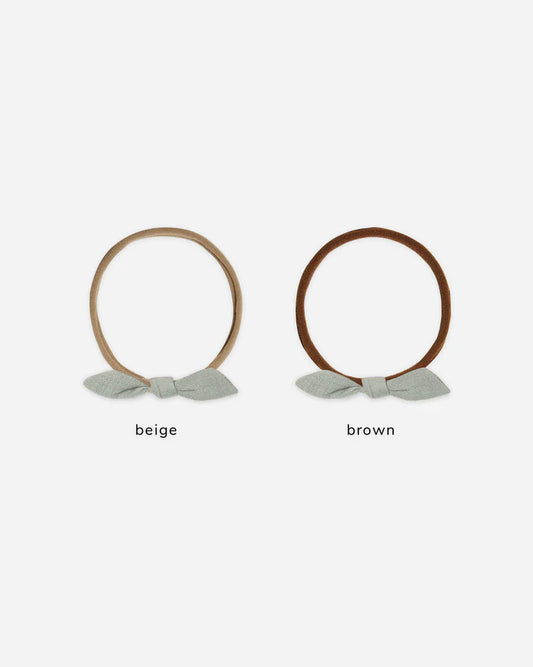 Quincy Mae Little Knot Headband || Sage