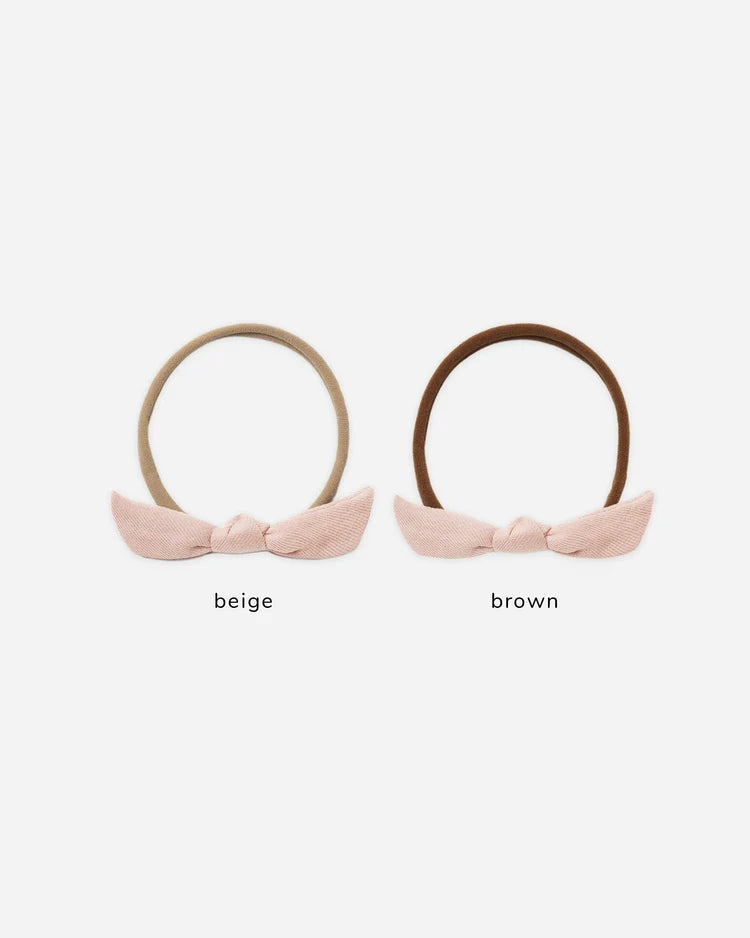Quincy Mae Little Knot Headband || Dusty Rose