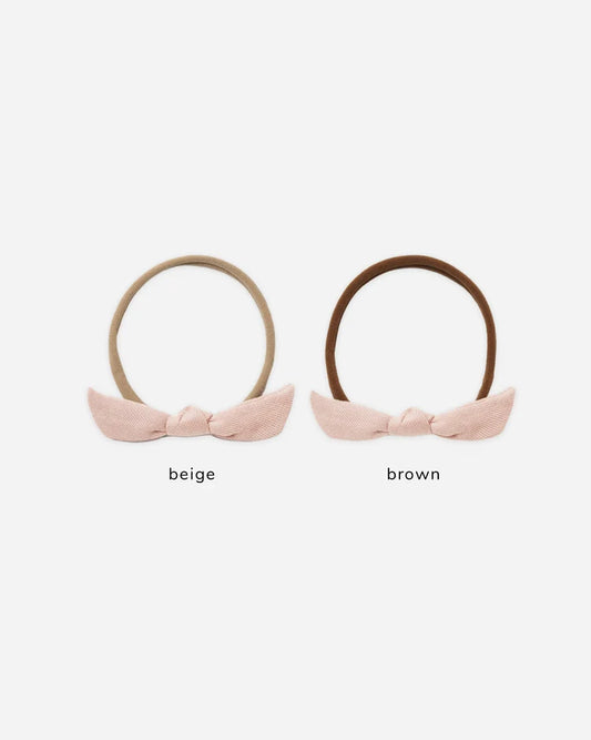 Quincy Mae Little Knot Headband || Dusty Rose