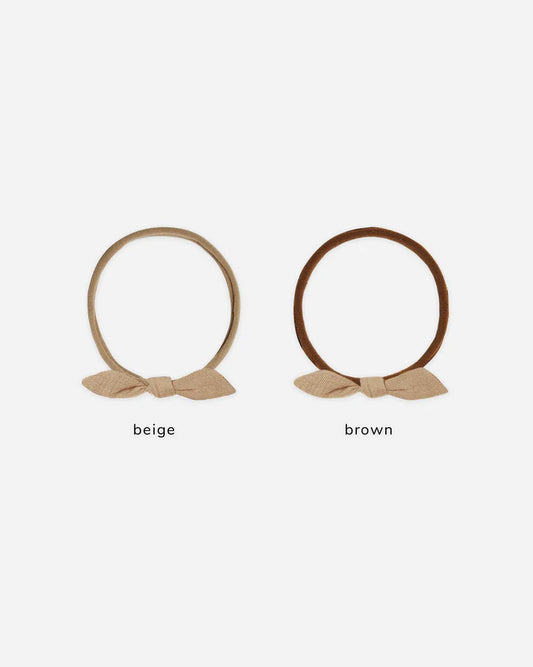 Quincy Mae Little Knot Headband || Golden