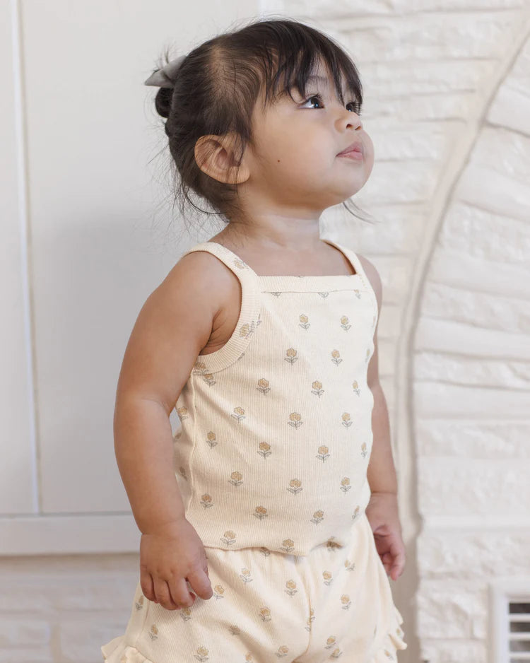 Quincy Mae Evie Tank + Shortie Set || Buttercup