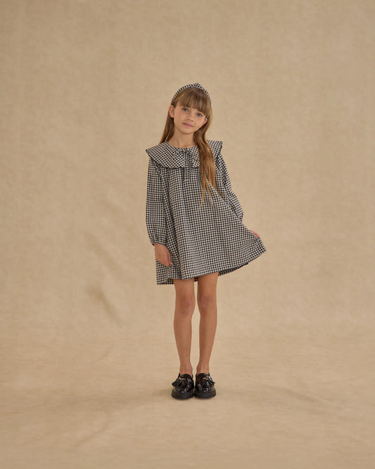 PRE-ORDER Rylee + Cru Mini Dress || Black Gingham
