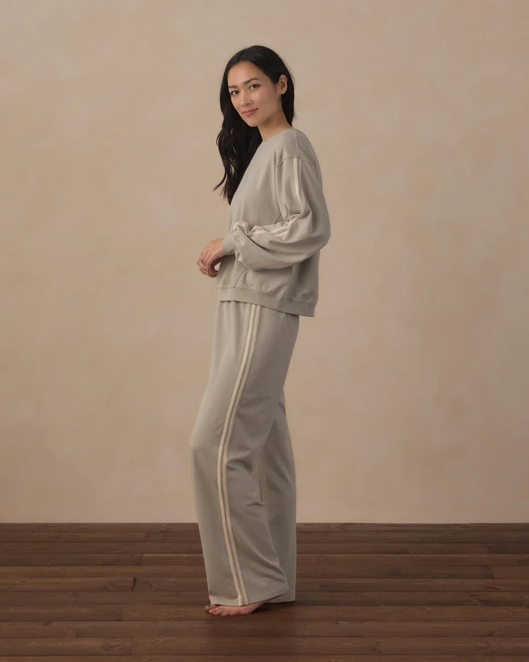 Rylee + Cru Women's Wide Leg Sweatpant || Sage