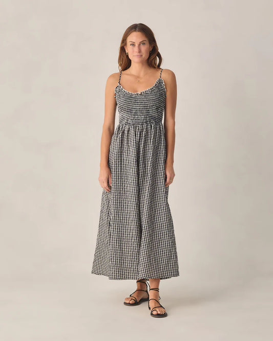 Rylee + Cru Chrissy Dress || Black Check