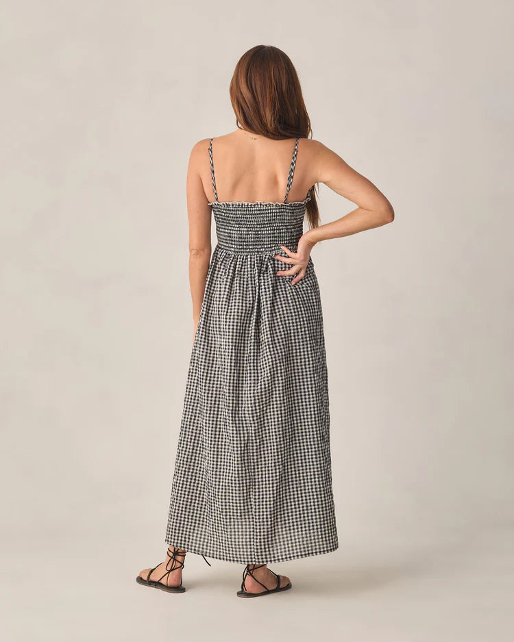Rylee + Cru Chrissy Dress || Black Check