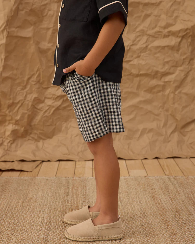 Rylee + Cru Perry Short || Black Check