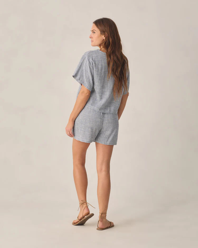 PRE-ORDER Women's Juniper Set || Marine Gingham