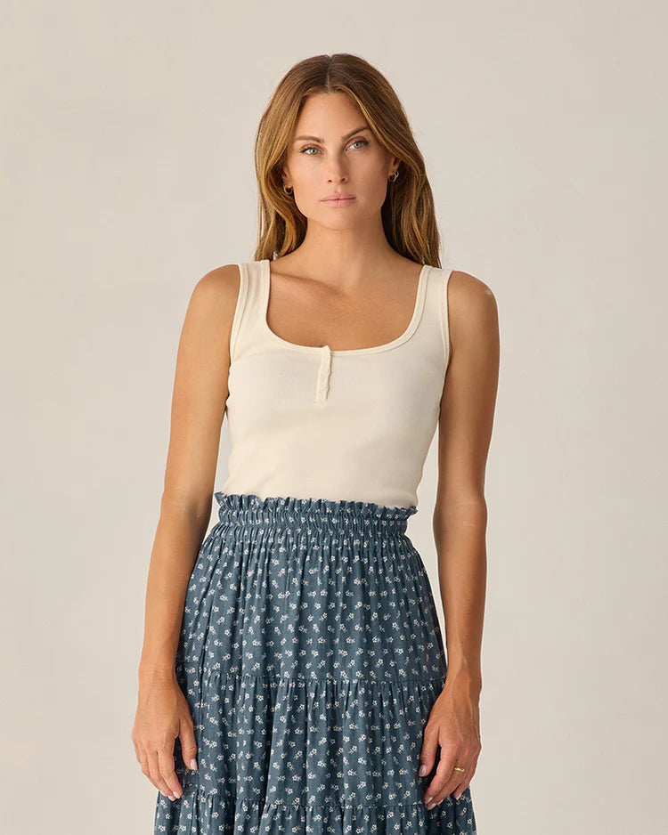 PRE-ORDER Women's Ribbed Tank || Natural