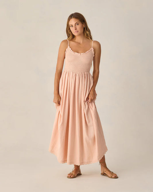 PRE-ORDER Rylee + Cru Chrissy Dress || Blush